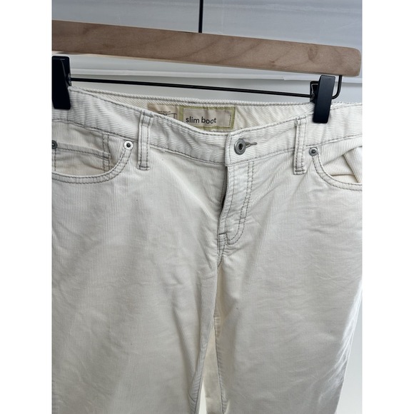 Loft Women's‎ White Slim Boot Jeans Size 8 - Picture 3 of 11